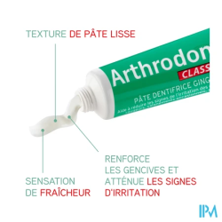 Arthrodont classic pate dent 75ml - La Grande Pharmacie