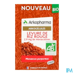 Arkog levure riz rouge bio gelul60 - La Grande Pharmacie