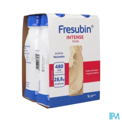 Fresubin intens drink nois 4x200ml - La Grande Pharmacie